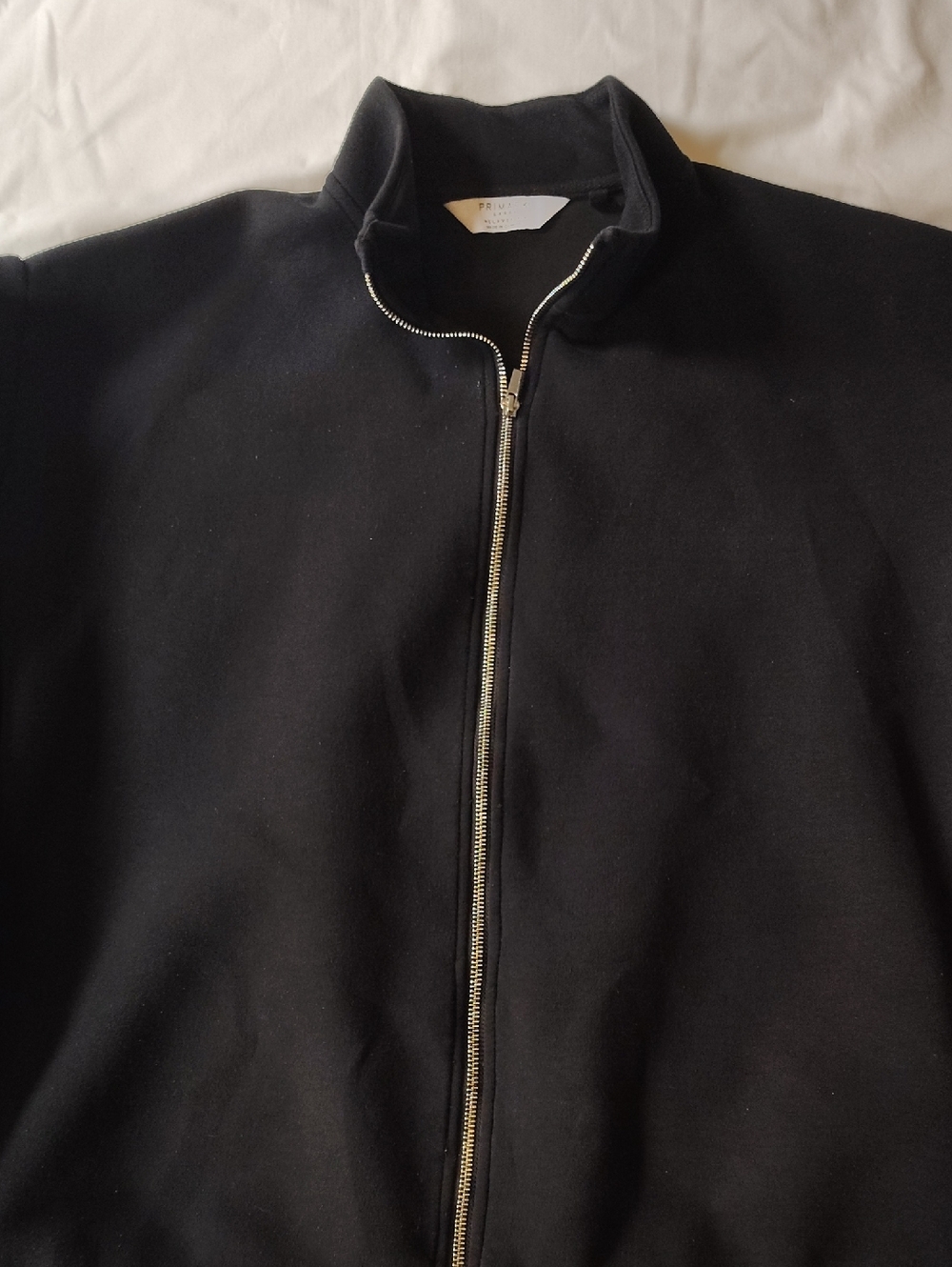 Primark Black Lightweight Zip-Up Shirt Jacket Relaxed Fit Large